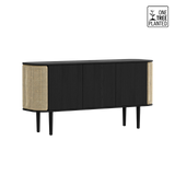 Treasures Black Oak | 3-türiger Schrank